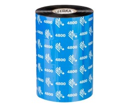 12 Fitas de Transferência Térmica Originais, Zebra 04800BK15645 156mm x 450m