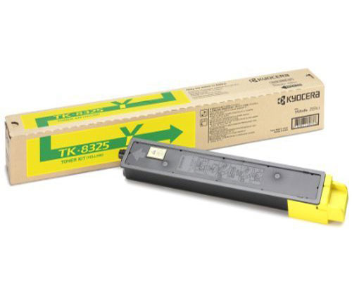 Toner Original Kyocera TK 8325 Y Amarelo ~ 12.000 Paginas