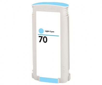 Tinteiro Compativel HP 70 Cyan Claro 130ml