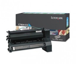 Toner Original Lexmark C780A1CG Cyan ~ 6.000 Paginas