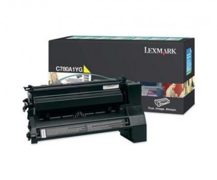 Toner Original Lexmark C780A1YG Amarelo ~ 6.000 Paginas