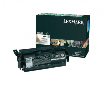 Toner Original Lexmark T650A11E Preto ~ 7.000 Paginas