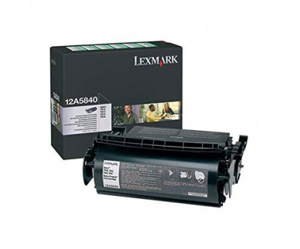 Toner Original Lexmark 12A5840 Preto ~ 10.000 Paginas