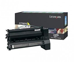 Toner Original Lexmark C7700YS Amarelo ~ 6.000 Paginas