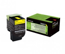 Toner Original Lexmark 702XY Amarelo ~ 4.000 Paginas