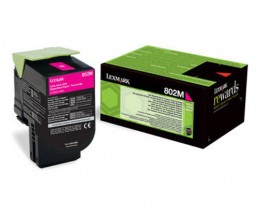 Toner Original Lexmark 802M Magenta ~ 1.000 Paginas