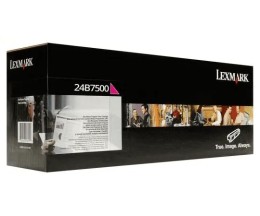 Toner Original Lexmark 24B7500 Magenta ~ 6.000 Paginas