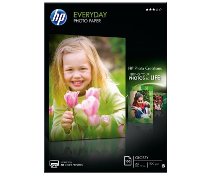 Papel Fotográfico Original HP Q2510A 200 g/m² ~ 100 Páginas 210mm x 297mm