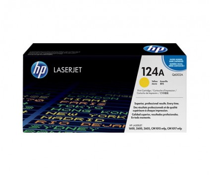 Toner Original HP 124A Amarelo ~ 2.000 Paginas