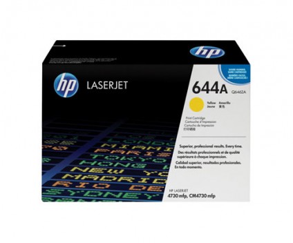 Toner Original HP 644A Amarelo ​~ 12.000 Paginas