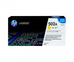 Toner Original HP 502A Amarelo ~ 4.000 Paginas