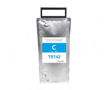 Tinteiro Compativel Epson T9742 Cyan 735.2ml