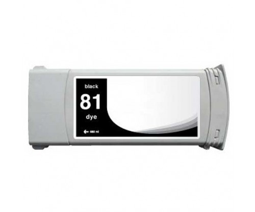 Tinteiro Compativel HP 81 Preto 680ml ~ 1.000 Paginas