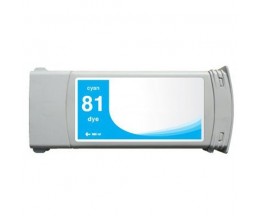 Tinteiro Compativel HP 81 Cyan 680ml ~ 1.000 Paginas