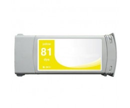 Tinteiro Compativel HP 81 Amarelo 680ml ~ 1.000 Paginas