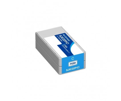 Tinteiro Compativel Epson SJIC22P / C Cyan 32.5ml