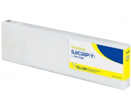 Tinteiro Compativel Epson SJIC26 Amarelo 295ml