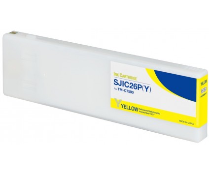 Tinteiro Compativel Epson SJIC26 Amarelo 295ml