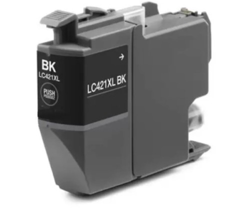 Tinteiro Compativel Brother LC-421XLBK Preto ~ 500 Paginas