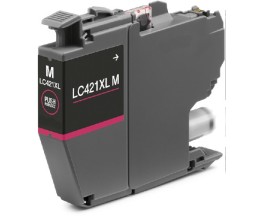 Tinteiro Compativel Brother LC-421XLM Magenta ~ 500 Paginas