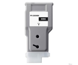 Tinteiro Compativel Canon PFI-206 MBK Preto Matte 300ml