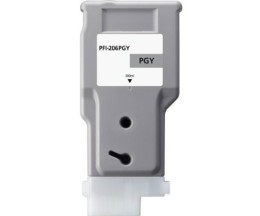 Tinteiro Compativel Canon PFI-206 PGY Cinza Foto 300ml