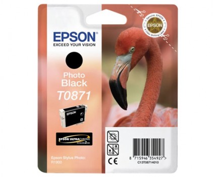 Tinteiro Original Epson T0871 Preto Foto 11.4ml