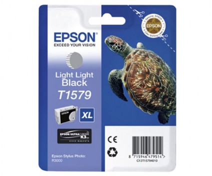 Tinteiro Original Epson T1579 Cinzento Claro 25.9ml