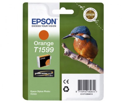 Tinteiro Original Epson T1599 Laranja 17ml