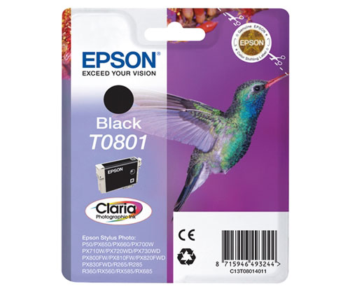 Tinteiro Original Epson T0801 Preto 7.4ml