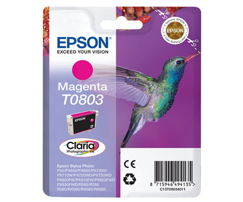 Tinteiro Original Epson T0803 Magenta 7.4ml