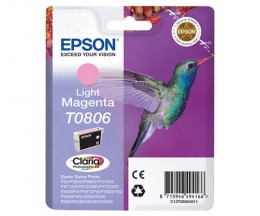 Tinteiro Original Epson T0806 Magenta Claro 7.4ml