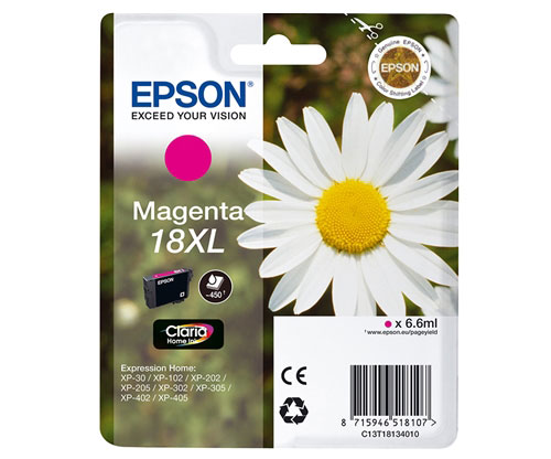 Tinteiro Original Epson T1813 / 18 XL Magenta 6.6ml