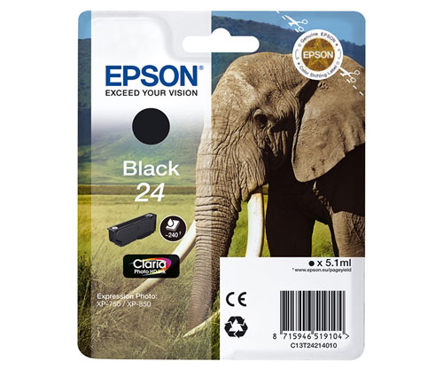 Tinteiro Original Epson T2421 / 24 Preto 5.1ml