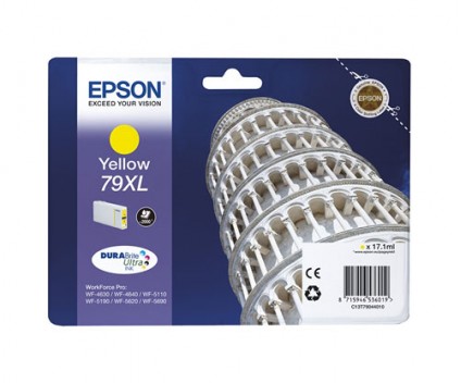 Tinteiro Original Epson T7904 XL / 79 XL Amarelo 17.1ml ~ 2.000 Paginas