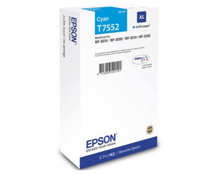 Tinteiro Original Epson T7552 Cyan 39ml ~ 4.000 Paginas