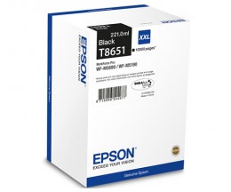 Tinteiro Original Epson T8651 Preto 221ml ~ 10.000 paginas