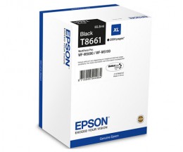 Tinteiro Original Epson T8661 Preto 55.8ml ~ 2.500 paginas