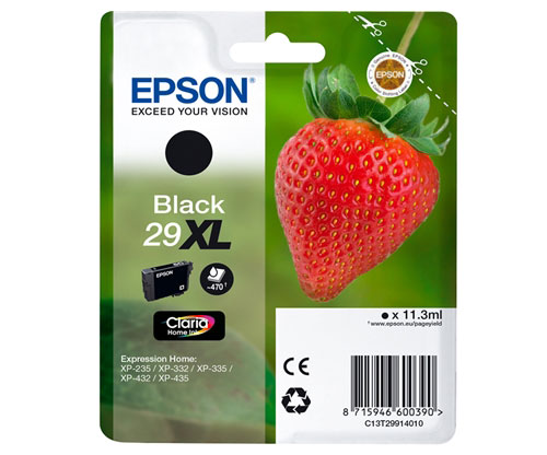 Tinteiro Original Epson T2991 / 29 XL Preto 11.3ml
