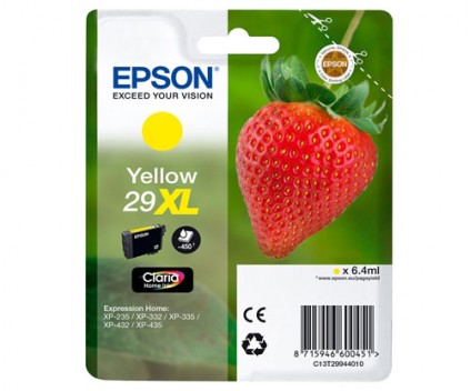 Tinteiro Original Epson T2994 / 29 XL Amarelo 6.4ml