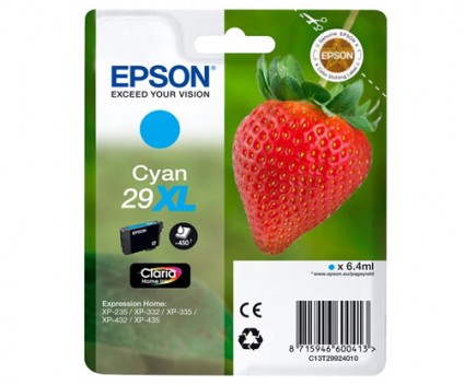 Tinteiro Original Epson T2992 / 29 XL Cyan 6.4ml