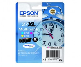 3 Tinteiros Originais, Epson T2715 / 27 XL Cor 10.4ml