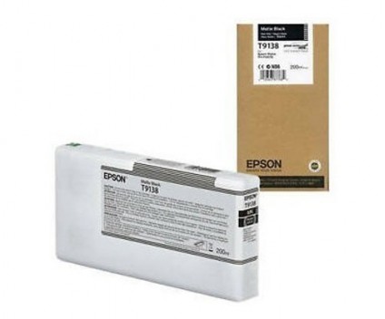 Tinteiro Original Epson T9138 Preto Fosco 200ml