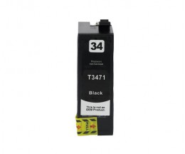 Tinteiro Compativel Epson T3471 / T3461 / 34 XL Preto ~ 1.100 paginas
