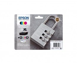 4 Tinteiros Originais, Epson T3596 / 35 XL Preto 41.2ml + Cor 20.3ml