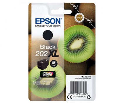 Tinteiro Original Epson T02G1 / 202 XL Preto 13.8ml