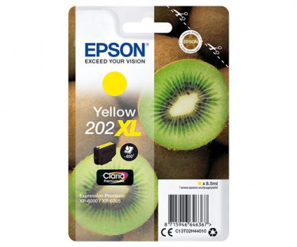 Tinteiro Original Epson T02H4 / 202 XL Amarelo 8.5ml