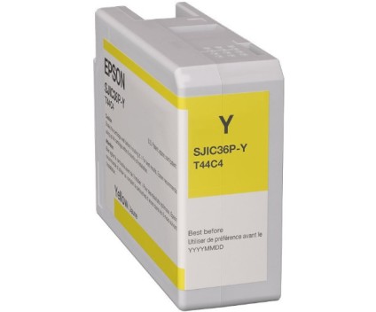 Tinteiro Original Epson SJIC36P / Y Amarelo 80ml