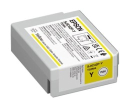 Tinteiro Original Epson SJIC42P / Y Amarelo 50ml