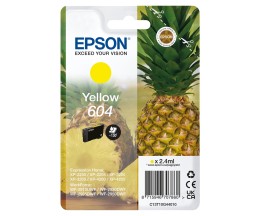 Tinteiro Original Epson T10G4 / 604 Amarelo 2.4ml ~ 130 Paginas